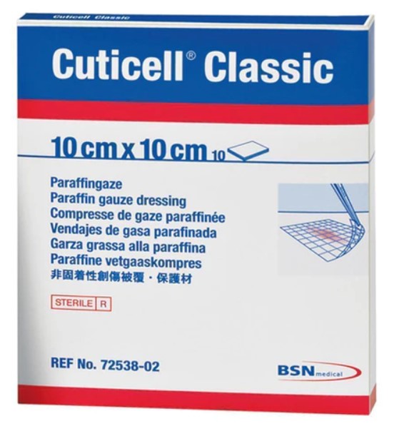 Cutisell Classic (Jelonet) 10cm X 10cm