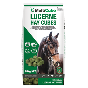 Multicube Lucerne & Oaten Hay Cubes 20Kg (Blue)