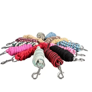 STC 3/4"" Cotton Lead Rope 8' Assorted Colours